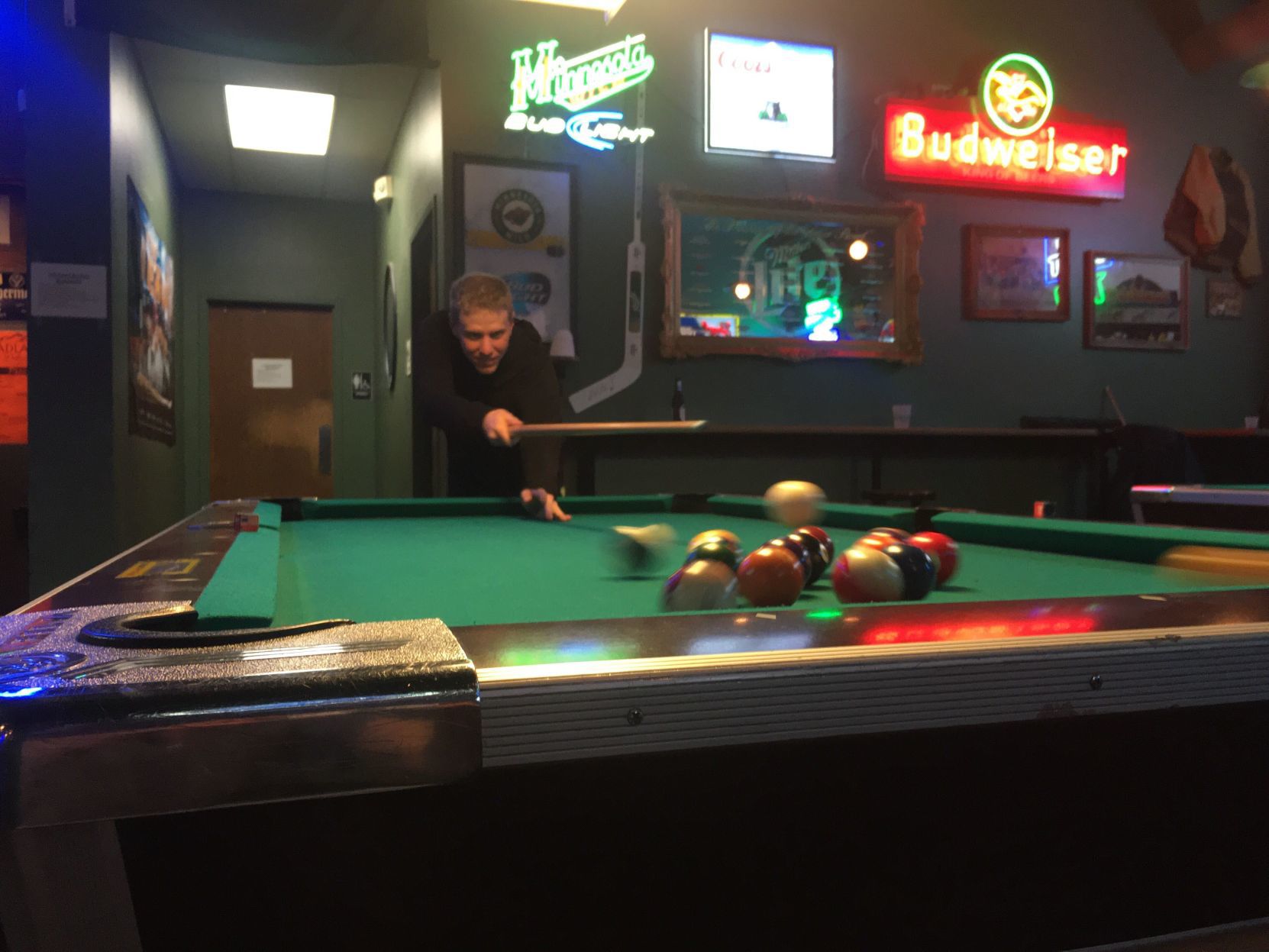 Pool shot